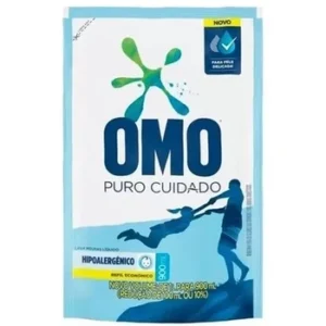 Sabão Liquido Lava Roupa Puro Cuidado Refil 900 Ml - OMO